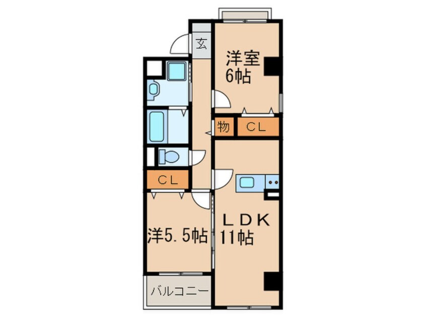 間取図 リエッセⅡ