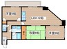薬師寺ビルヂング 3LDKの間取り