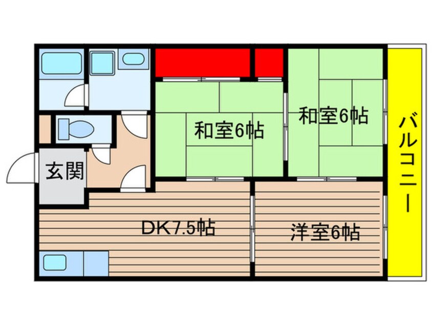 間取図 薬師寺ビルヂング