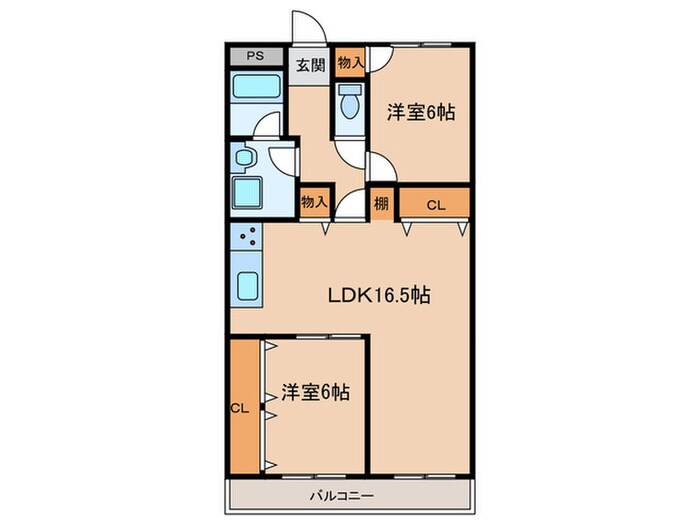間取り図 グリンピア平和