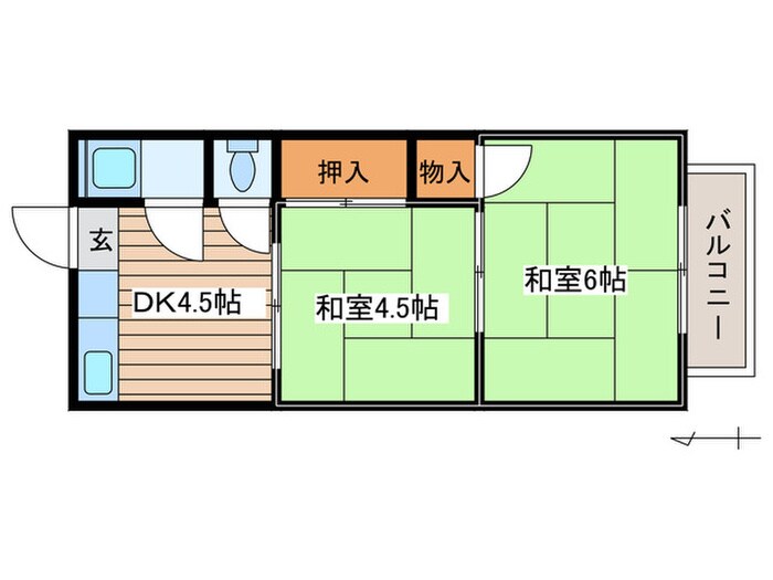間取り図 コ－ポ市丘