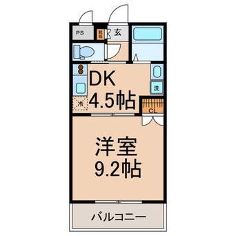 間取図 パラッツォ牛田