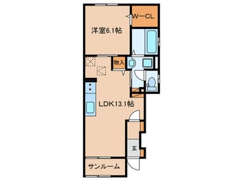 間取図 メゾン　ソレイユ