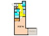 レジデンス名古屋千代田 1Kの間取り