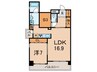 ソレイユ徳川 1LDK+Sの間取り