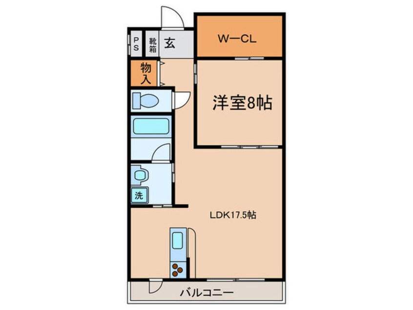 間取図 ソレイユ徳川