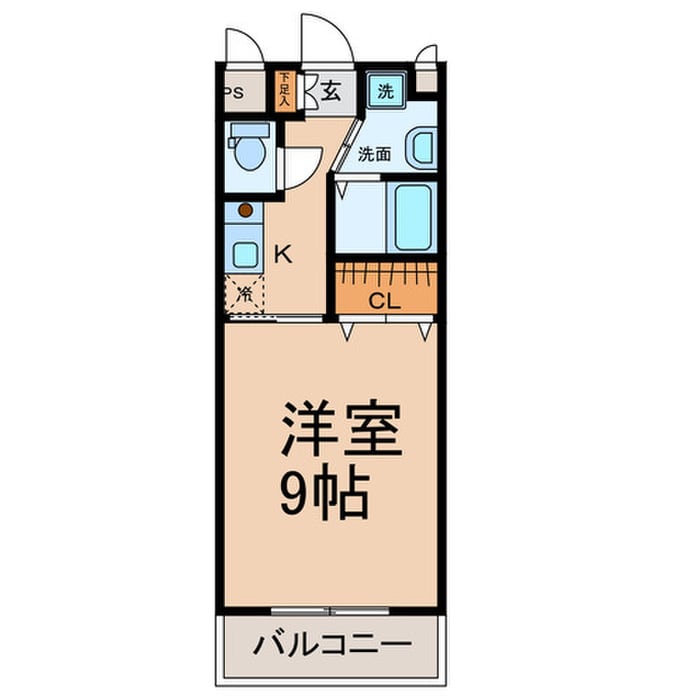 間取り図 サンハイツ名取 Ⅱ