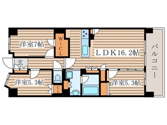 間取図 プラウド瑞穂陽明（304）