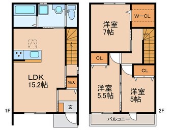 間取図 アベニール当知