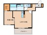 ルヴィータ矢田南 1LDKの間取り
