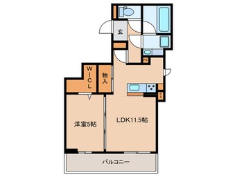 間取図 ルヴィータ矢田南