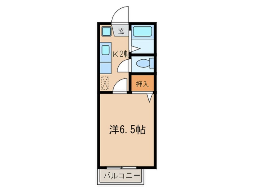 間取図 コーポ Ｍ．Ｔ