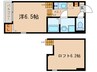Ｖｉｌｌａ　Ｓｔｏｒｉａ 1Kの間取り