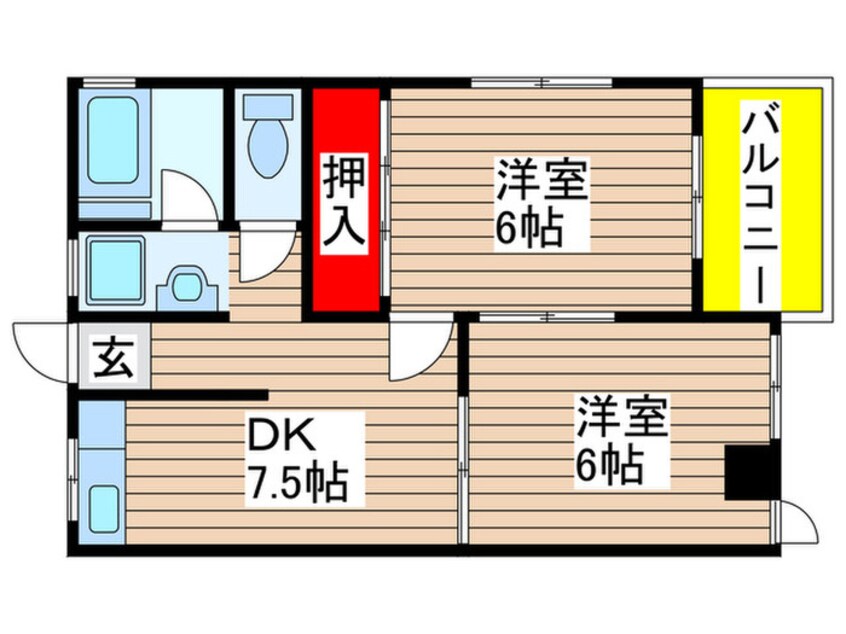 間取図 シノダビル