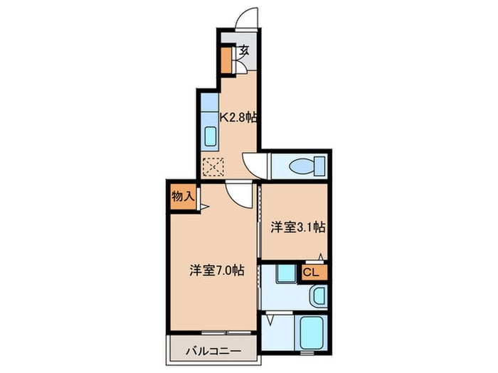 間取り図 カーサ　アレグラ