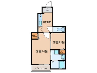 間取図 カーサ　アレグラ