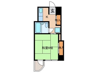 間取図 ﾁｻﾝﾏﾝｼｮﾝ丸の内第3(1207)