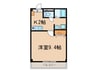 Ｍ＆Ｍマンション 1Kの間取り