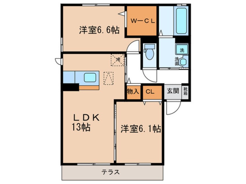 間取図 サン　ハピネス