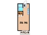 コ－ポ山下 1Rの間取り