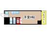 シャト－栄 1Rの間取り