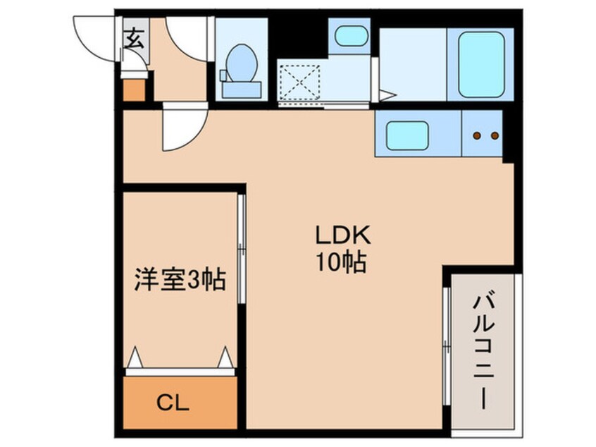 間取図 Jack nishikiⅠ