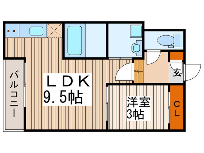 間取図 Grandtic sunmaison新瑞橋