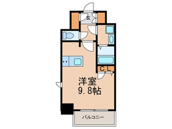 間取図 ﾌﾟﾚｻﾝｽ錦ﾌﾟﾚﾐｱﾑ(801)