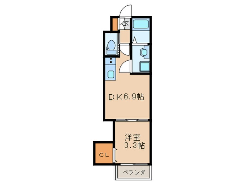 間取図 ハーモニーテラス塩池町Ⅱ