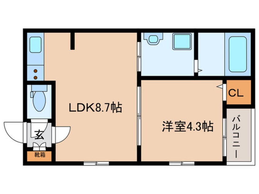 間取図 フェリーチェ山王