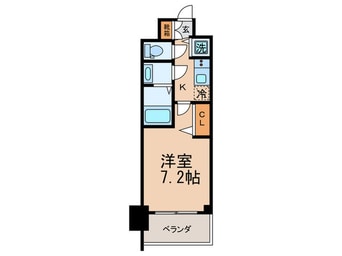 間取図 ﾌﾟﾚｻﾝｽ丸の内雅殿(801)