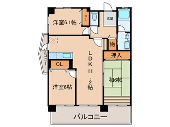 間取図 セントラル滝ノ水