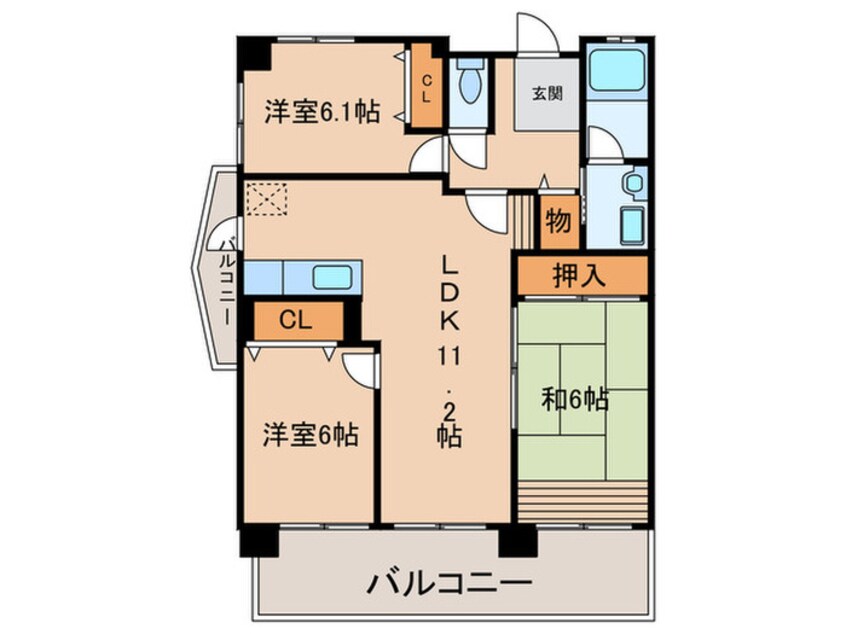 間取図 セントラル滝ノ水
