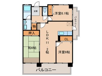 間取図 セントラル滝ノ水