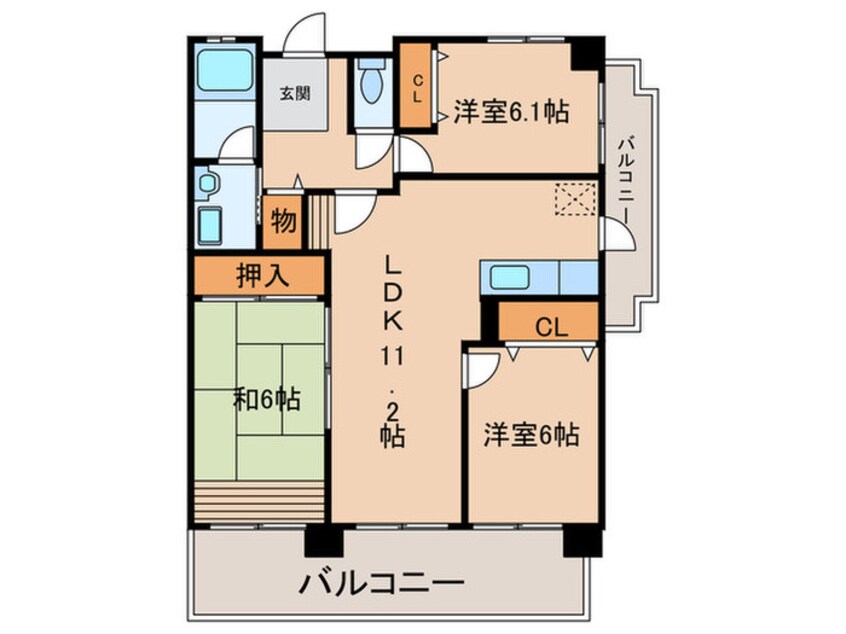 間取図 セントラル滝ノ水