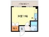 千代田ヒルズ 1Rの間取り