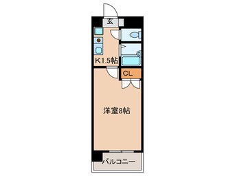 間取図 セントラルコ－ト八田