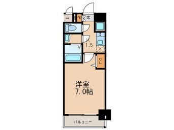 間取図 プレサンス栄ブリオ（502）
