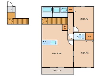 間取図 エルメゾンセレナ