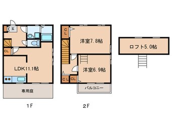 間取図 Ｎ・Ａ・Ｏ中野本町弐番館