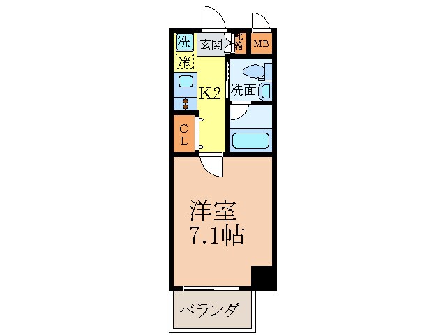 間取り図 エルザビル名古屋駅前