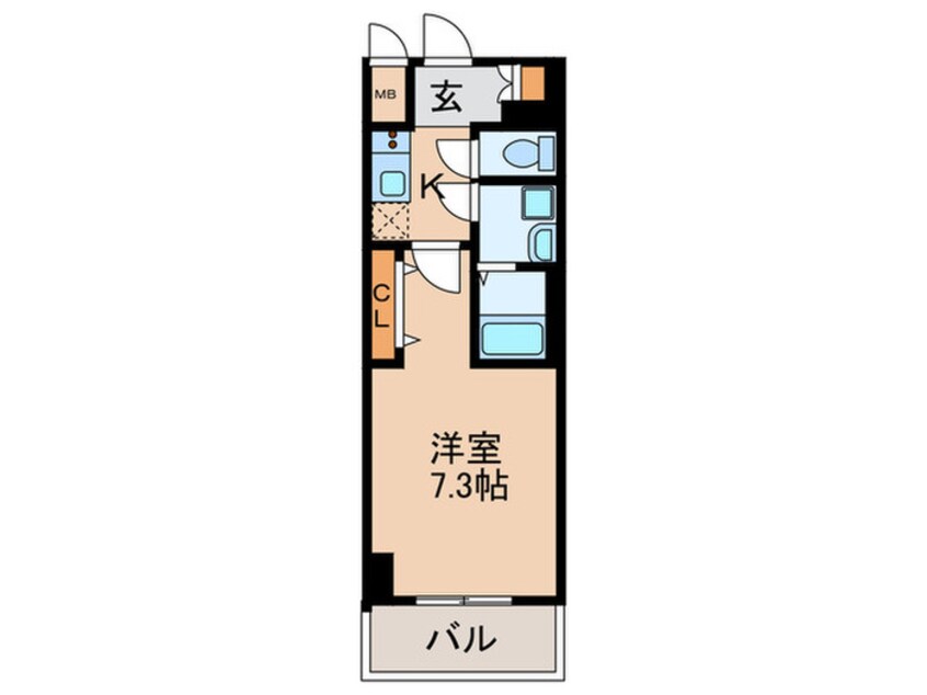 間取図 仮)S-RESIDENCE庄内通駅前curere
