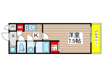 間取図 エスリード新栄マルス（1303）
