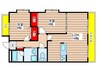 ソフィア荒池 2LDKの間取り