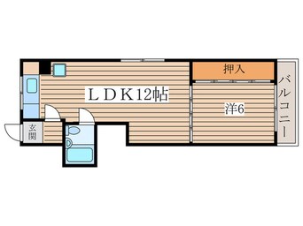 間取図 苗代コ－ポ