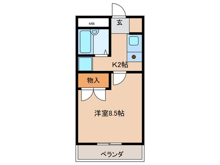 間取り図 ガーデンハイツ港陽