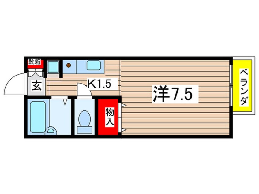 間取図 セジュール池端パークB棟