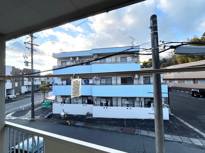 室内からの展望 コ－ポ南大坪