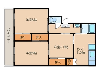 間取図 ヴィラナリー尾西　1号棟