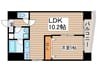 ＥＳＳＥ栄 1LDKの間取り
